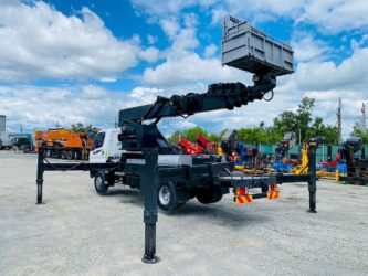 Автовышка в аренду с раскладной люлькой