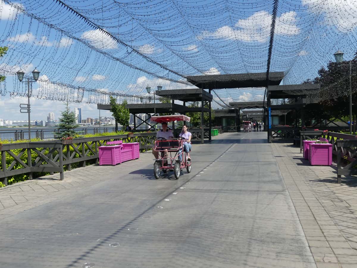 Promenade am Fluss Kasanka