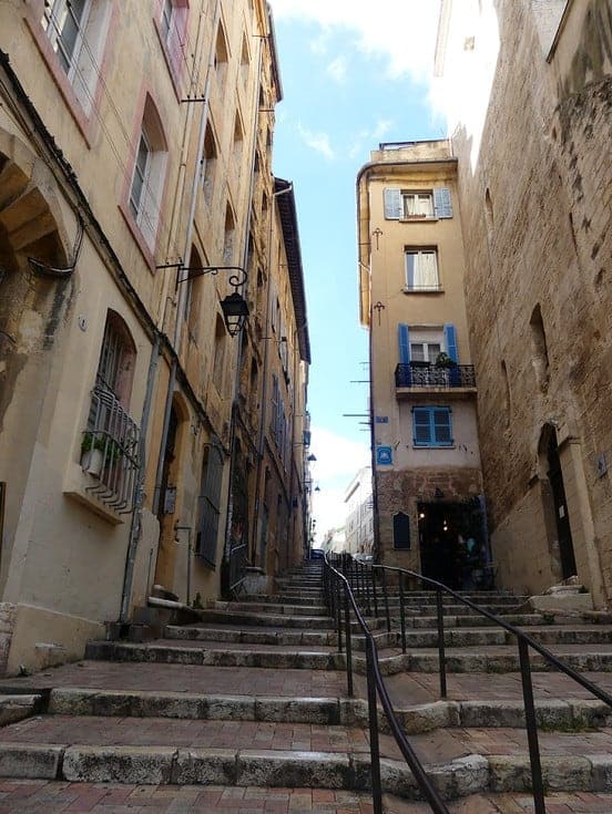 Gassen im Altstadt-Viertel Le Panier