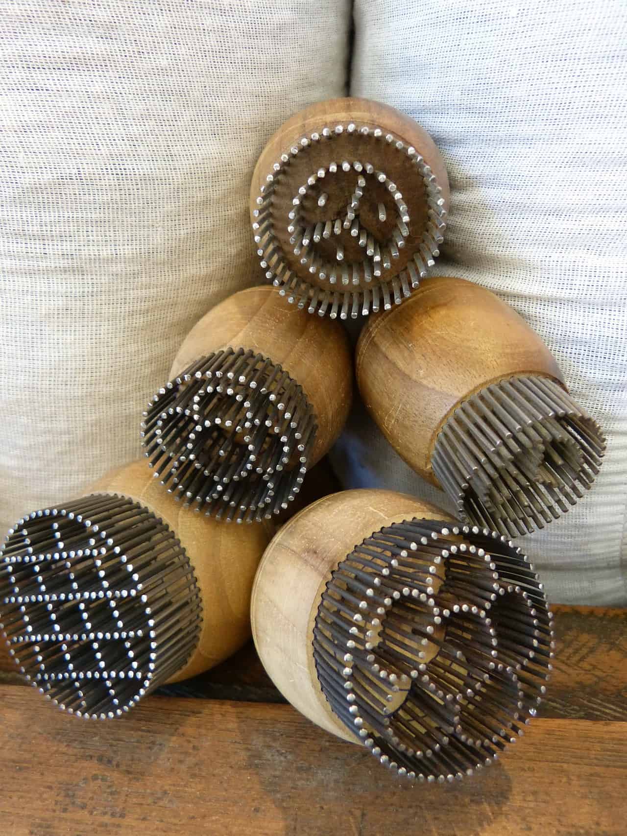 Brotstempel für Brot in Usbekistan