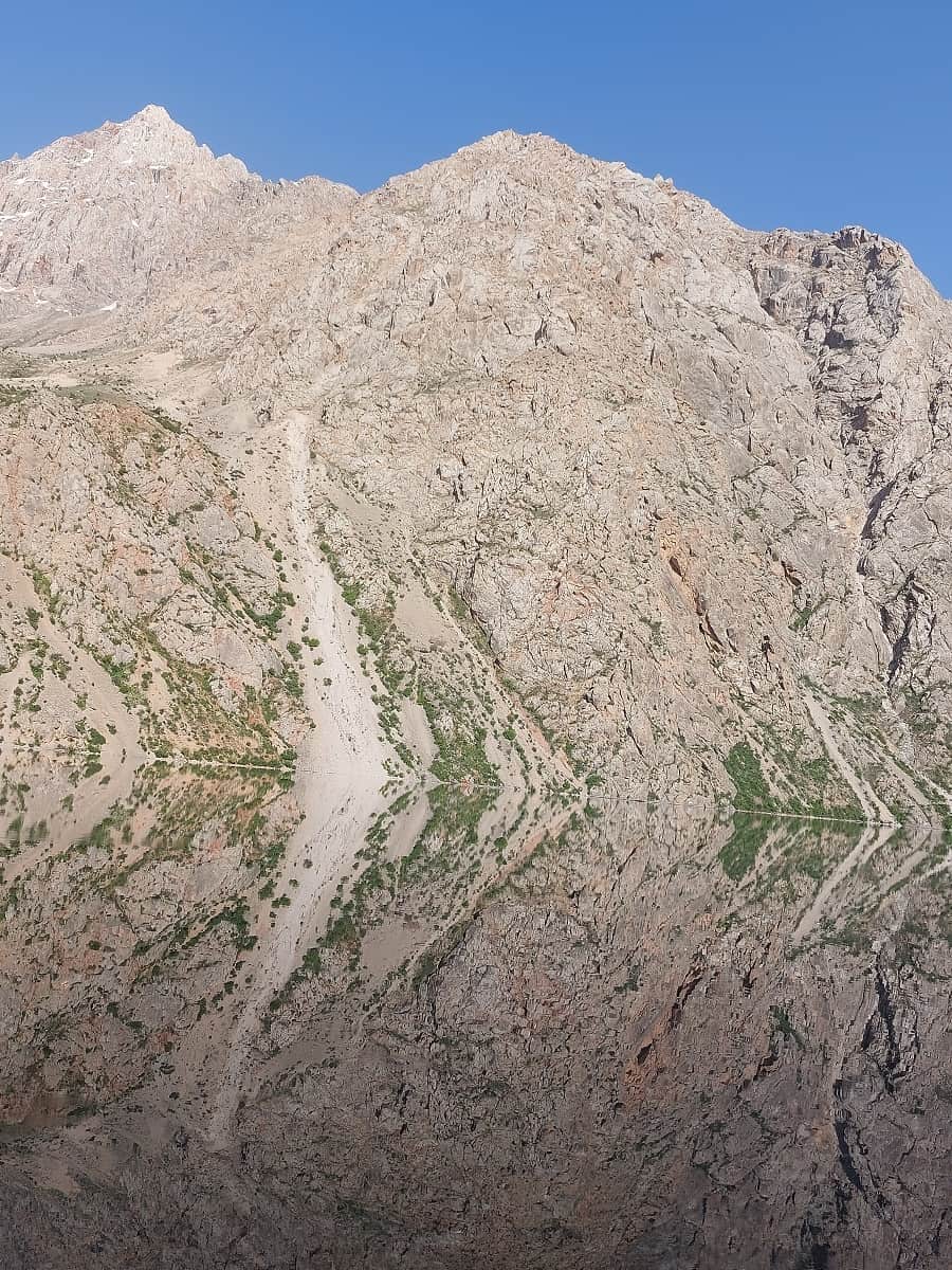 Das perfekte Spiegelbild.
Reise entlang der Seidenstraße
Foto: Dr. Ronald Keusch