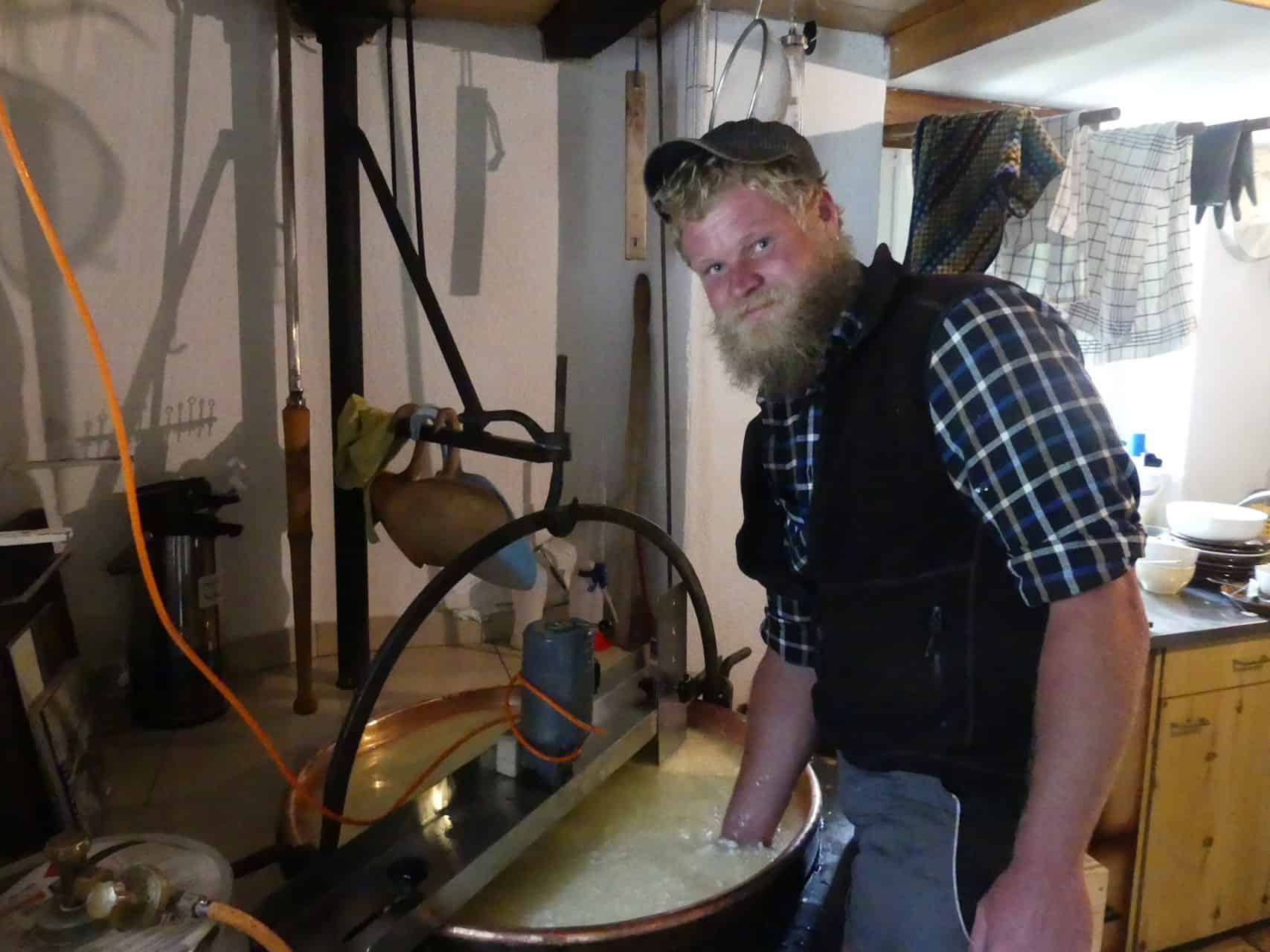 Alpkäser Sven Schmid