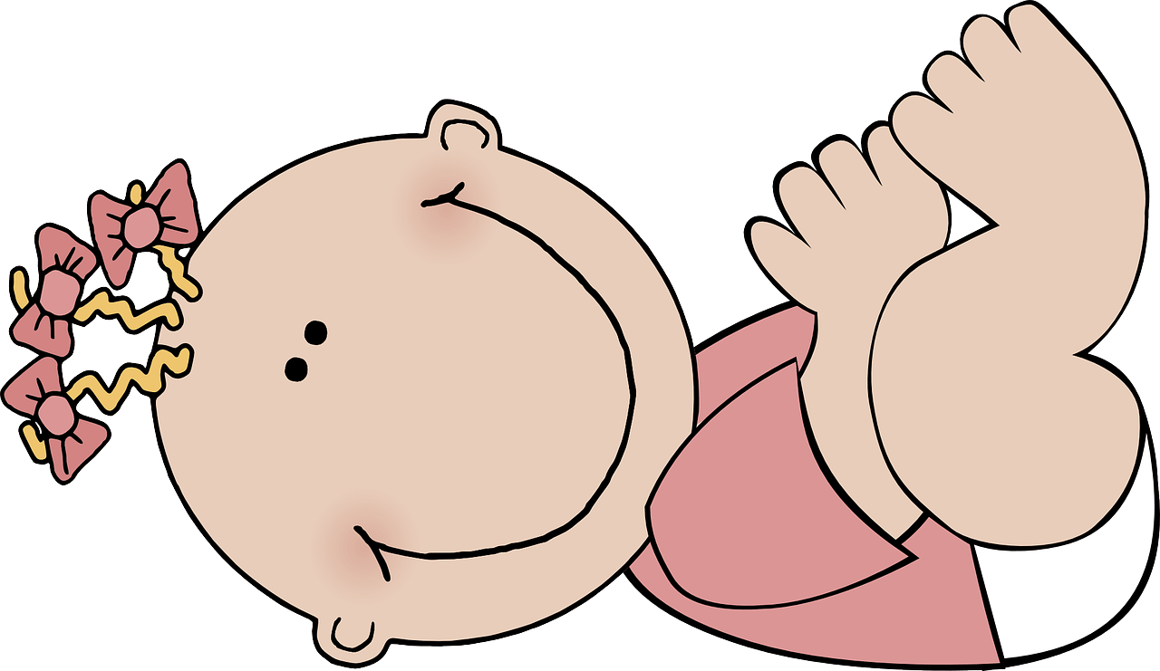 Nur das Beste für Dein Kind Baby Mädchen Karikaturen Rosa Neues Baby