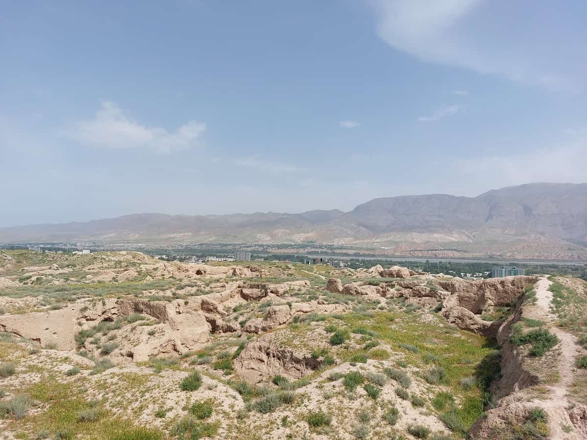 Ausgrabungsgelände des antiken Penjikent. Foto: Dr. Ronald Keusch