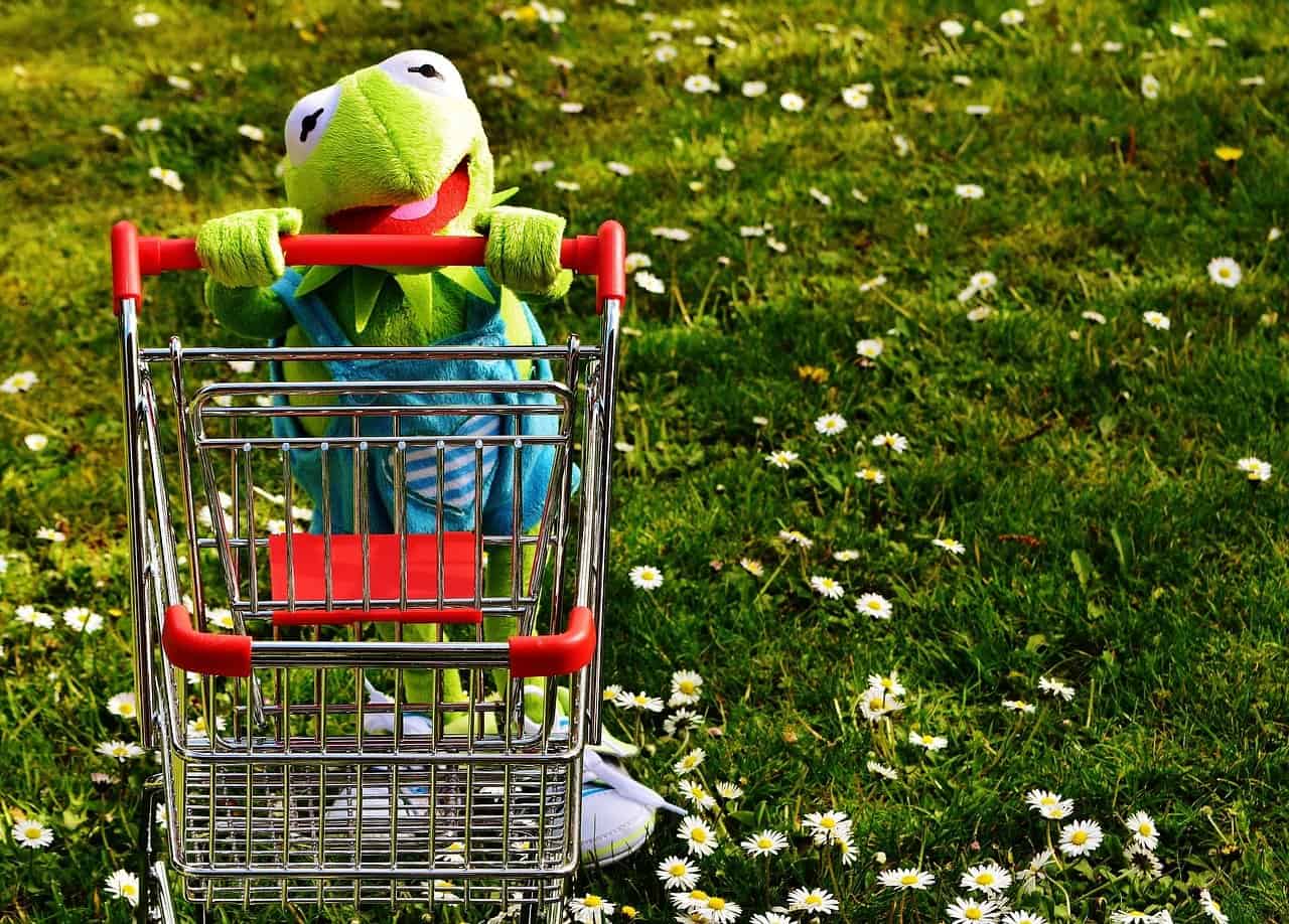 Gefahr im Supermarkt – Der Einkaufswagen Kermit Frosch Einkaufen Einkaufswagen Spaß