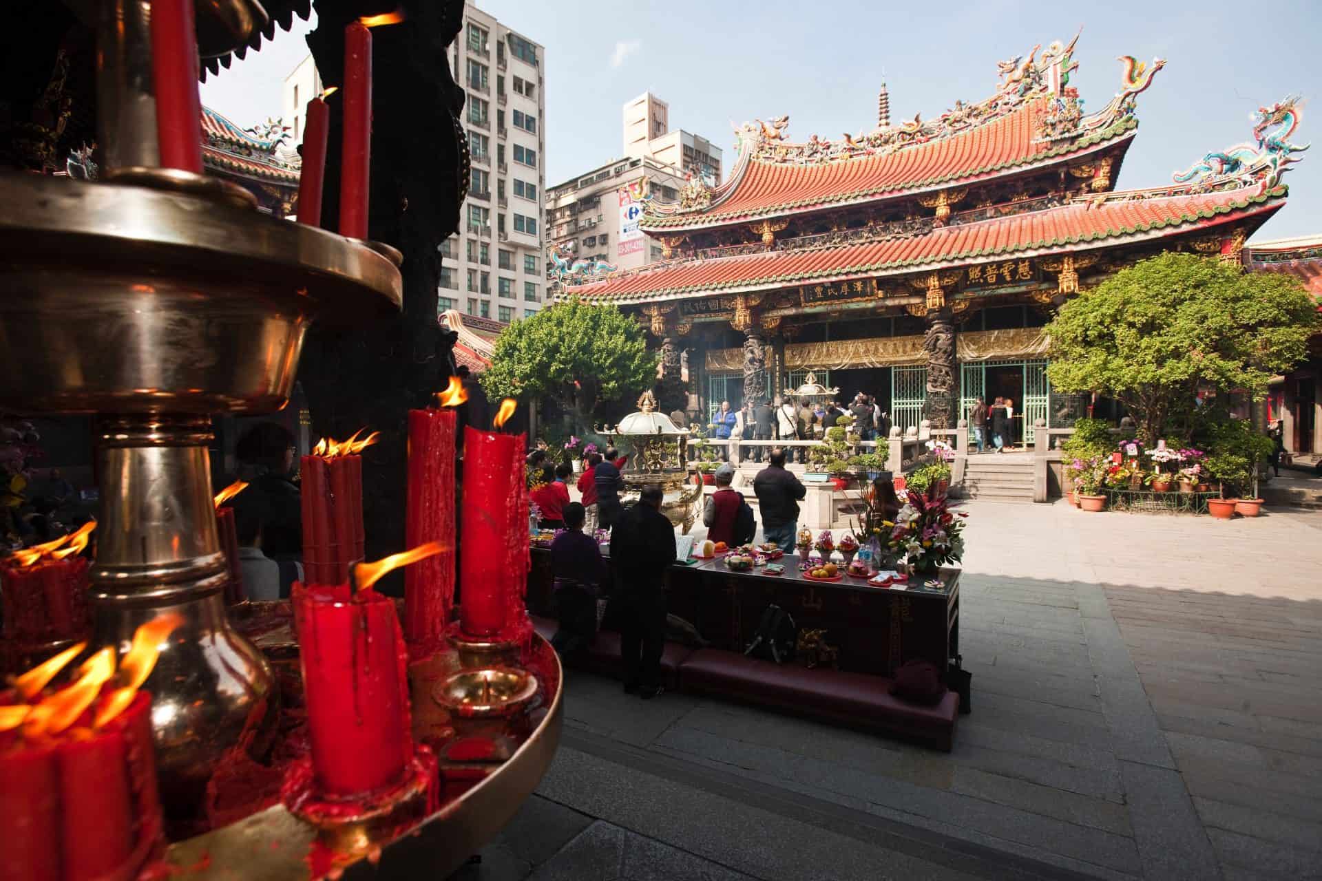 Longshan Tempel in Taipei Taipeh Tourismusbüro – www.taiwantourismus.de