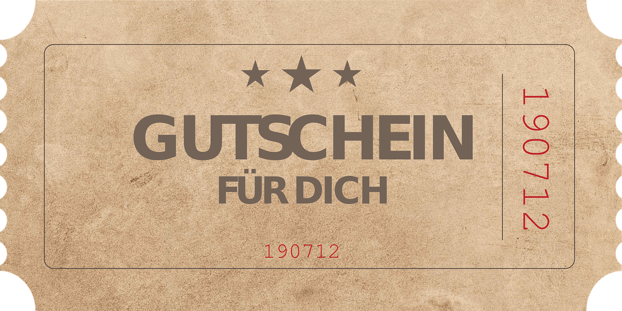 Wie lange ist ein Gutschein gültig? Gutschein Geschenk Freier Eintritt Geschenkgutschein