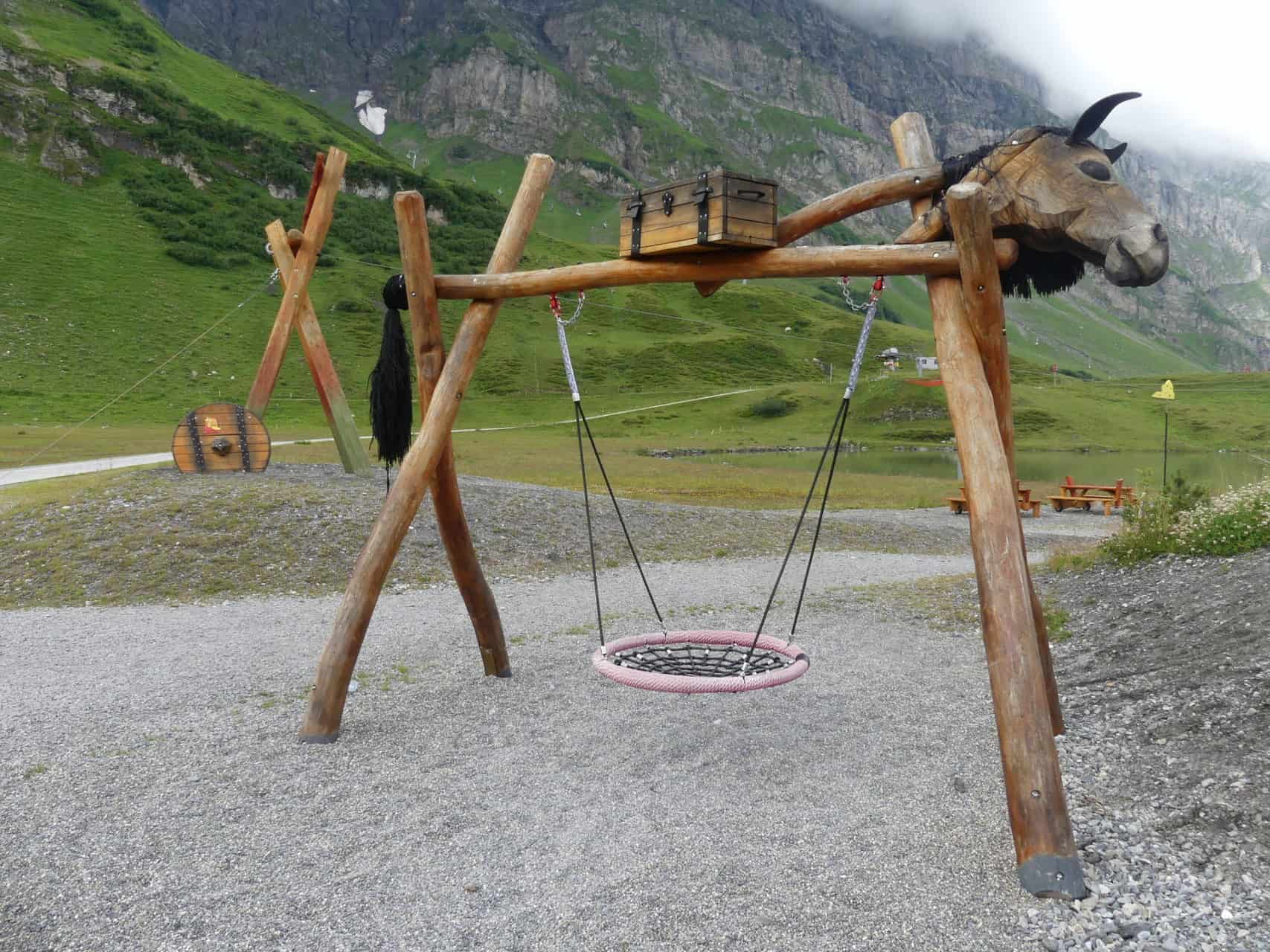 Spielplatz mit vielen Details