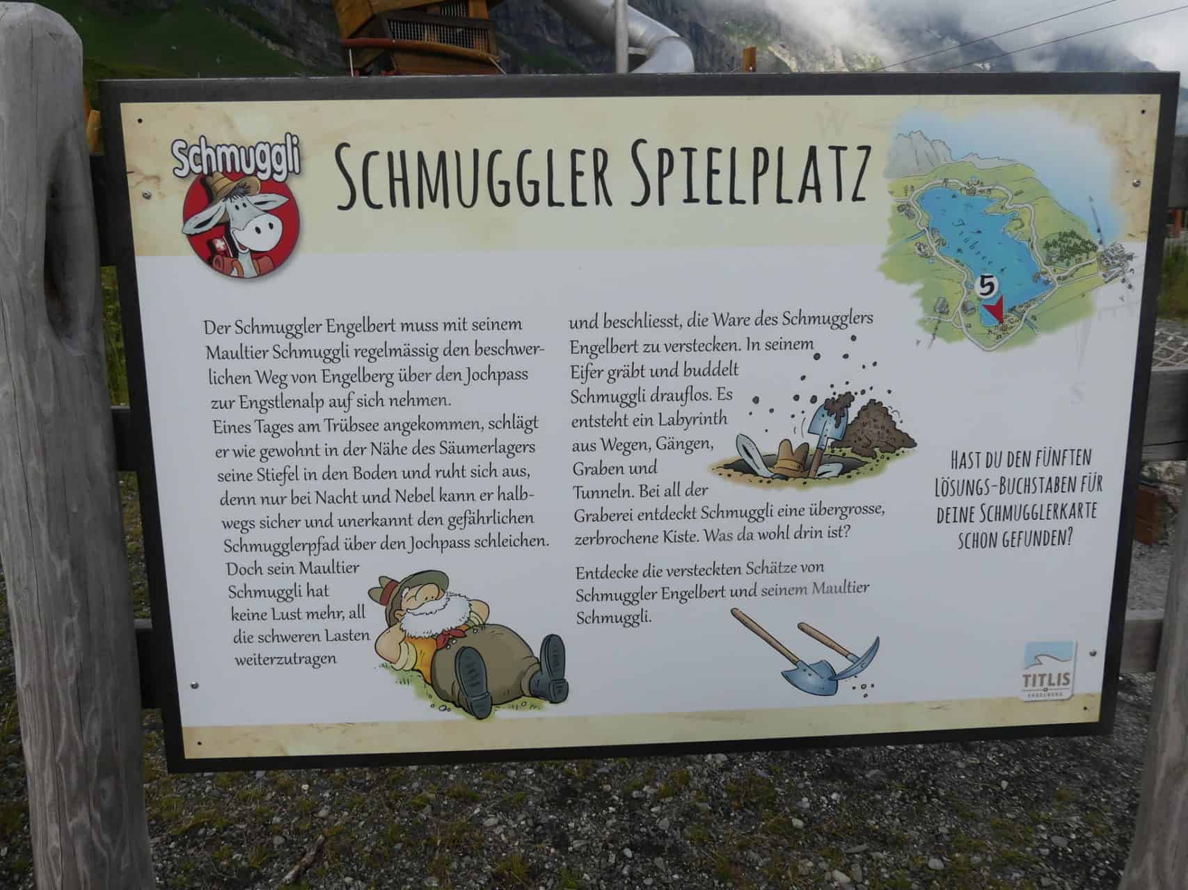 Spielplatz Info-Tafel