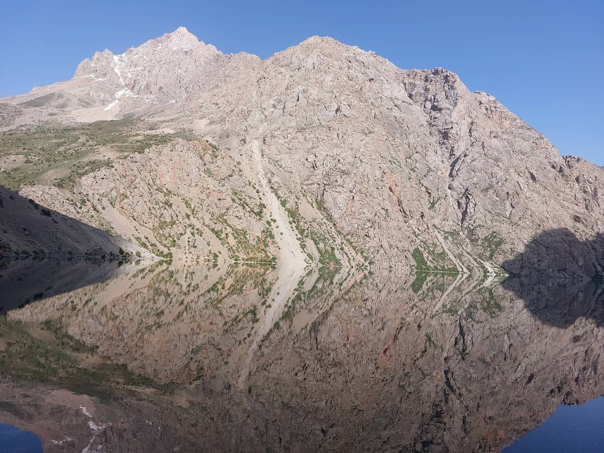 Das perfekte Spiegelbild.
Reise entlang der Seidenstraße
Foto: Dr. Ronald Keusch