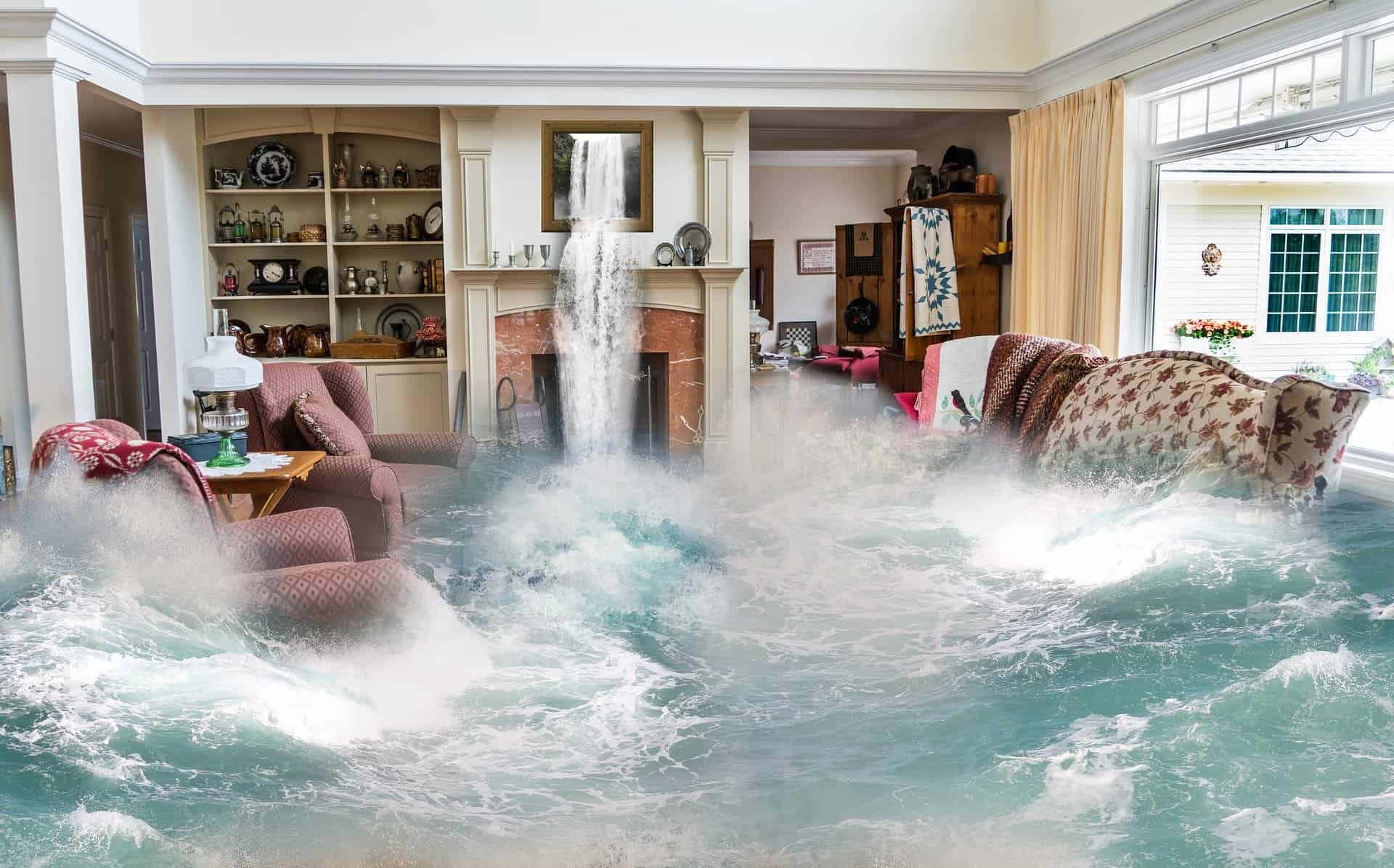 Starkregen und Hochwasser: Was zahlt die Versicherung? überschwemmungen surreal wohnzimmer design fantasie