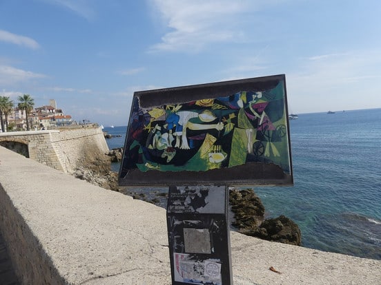 Motive aus dem Alltag, hier "Nachtfischen in Antibes"