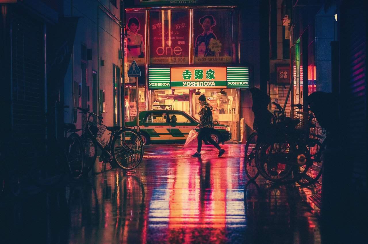 japan osaka nacht asien wahrzeichen reisen
