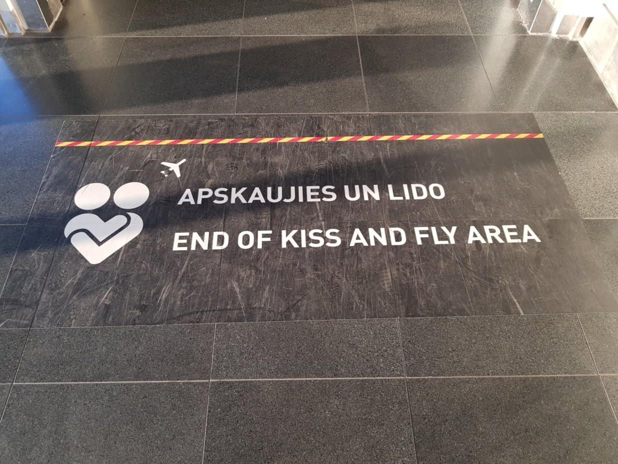 Flughafen in Riga Lettland