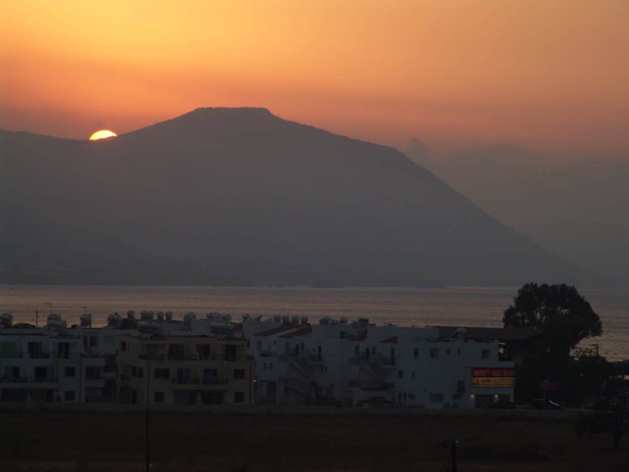 Sonnenuntergang auf Zypern