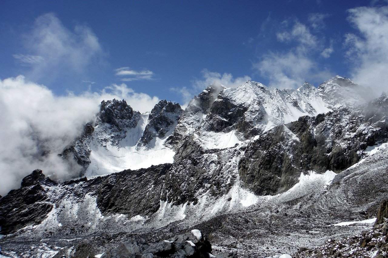 Pamir Tadschikistan Landschaft Berge Schnee Natur