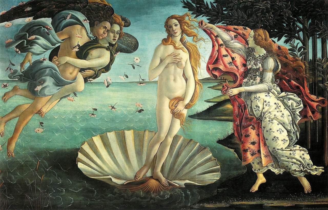 gemälde la nascita di venere botticelli
