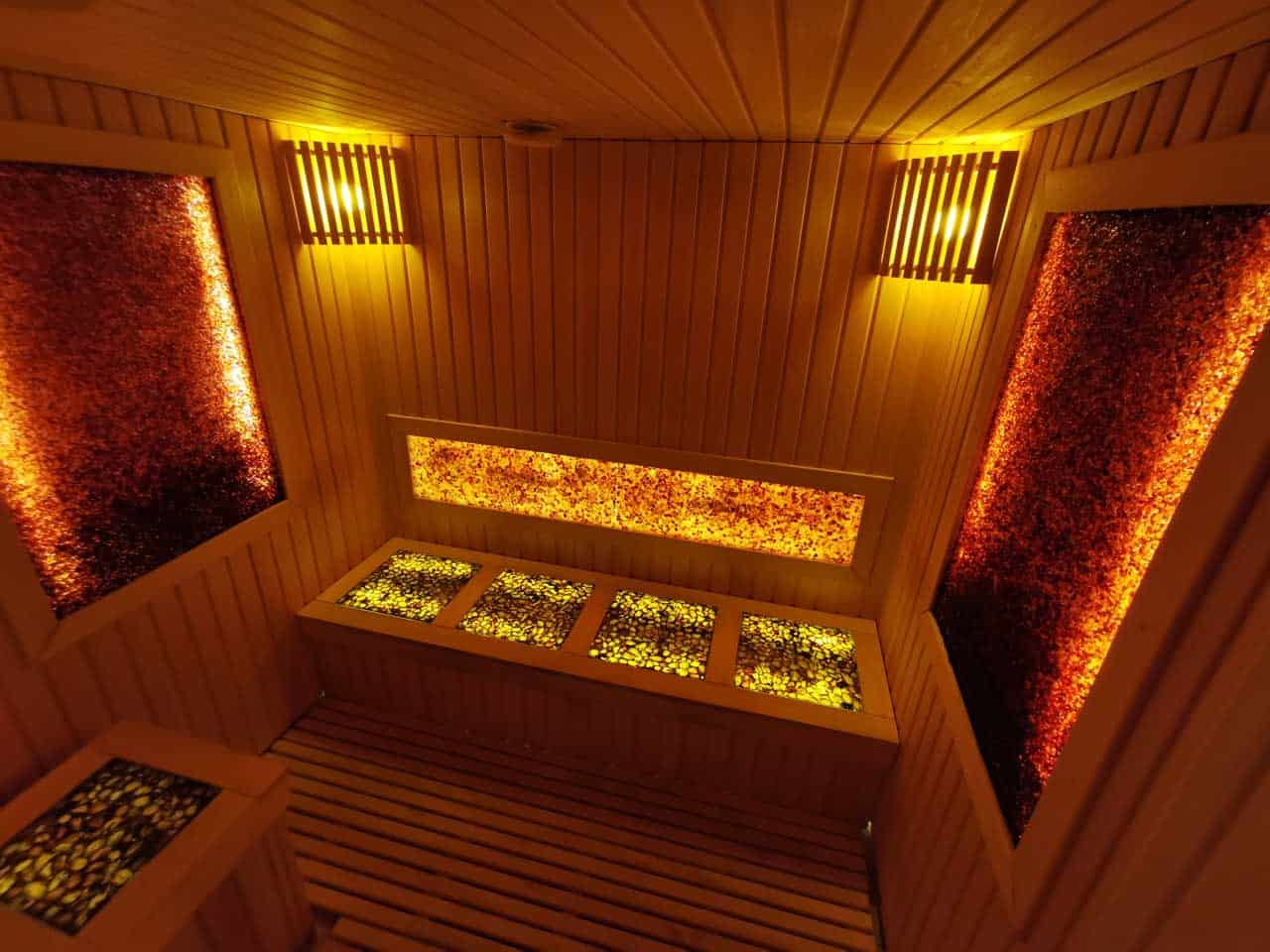 Das Bernsteinzimmer - Sauna in Egles Spa (Spa Hotel in Litauen)