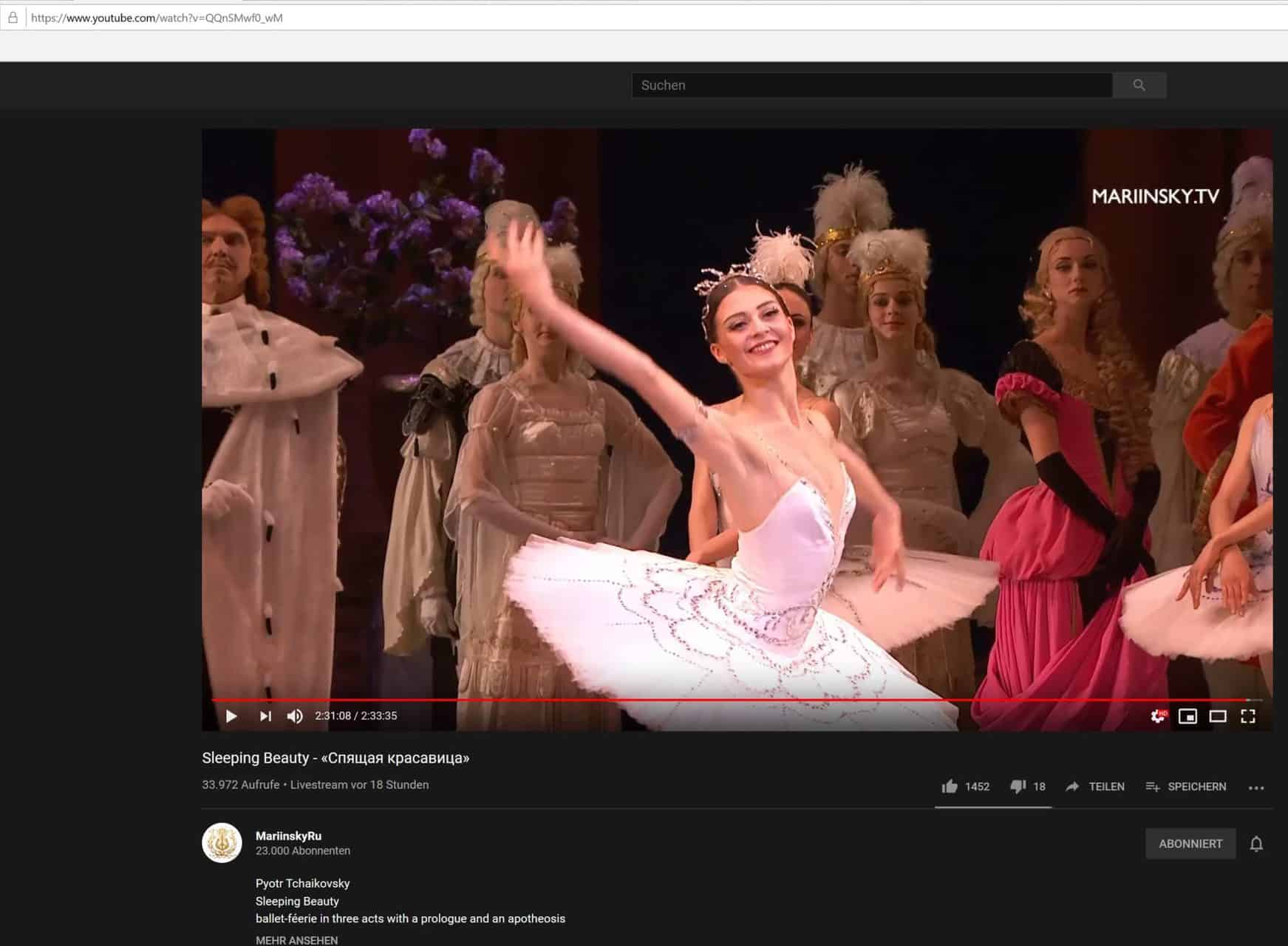 Mariinsky Theater Moskau - Ballet: Sleeping Beauty - «Спящая красавица» - Spyashchaya krasavitsa - Dornröschen