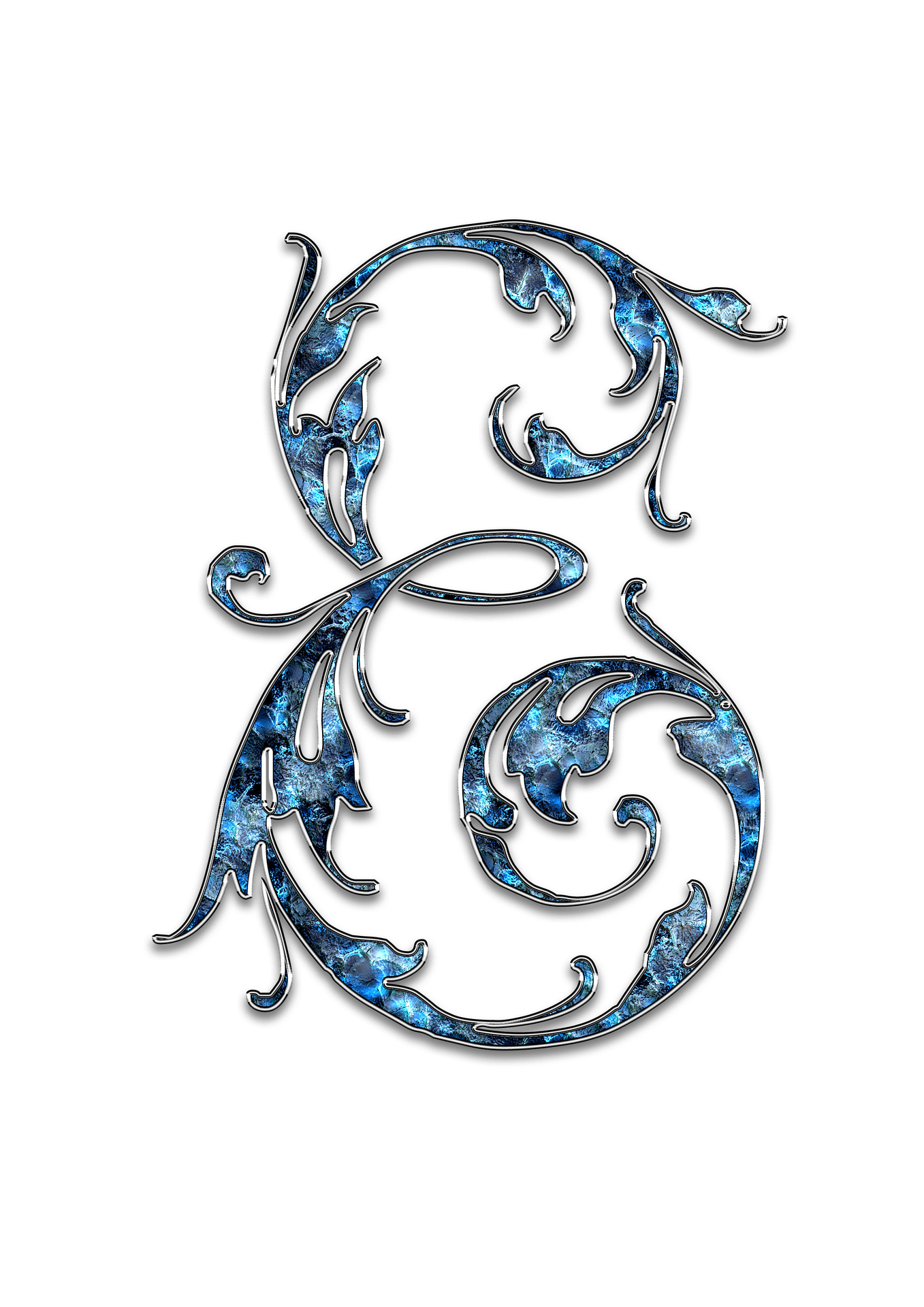 Letter Letter E E Initials Schreiben Schriftart