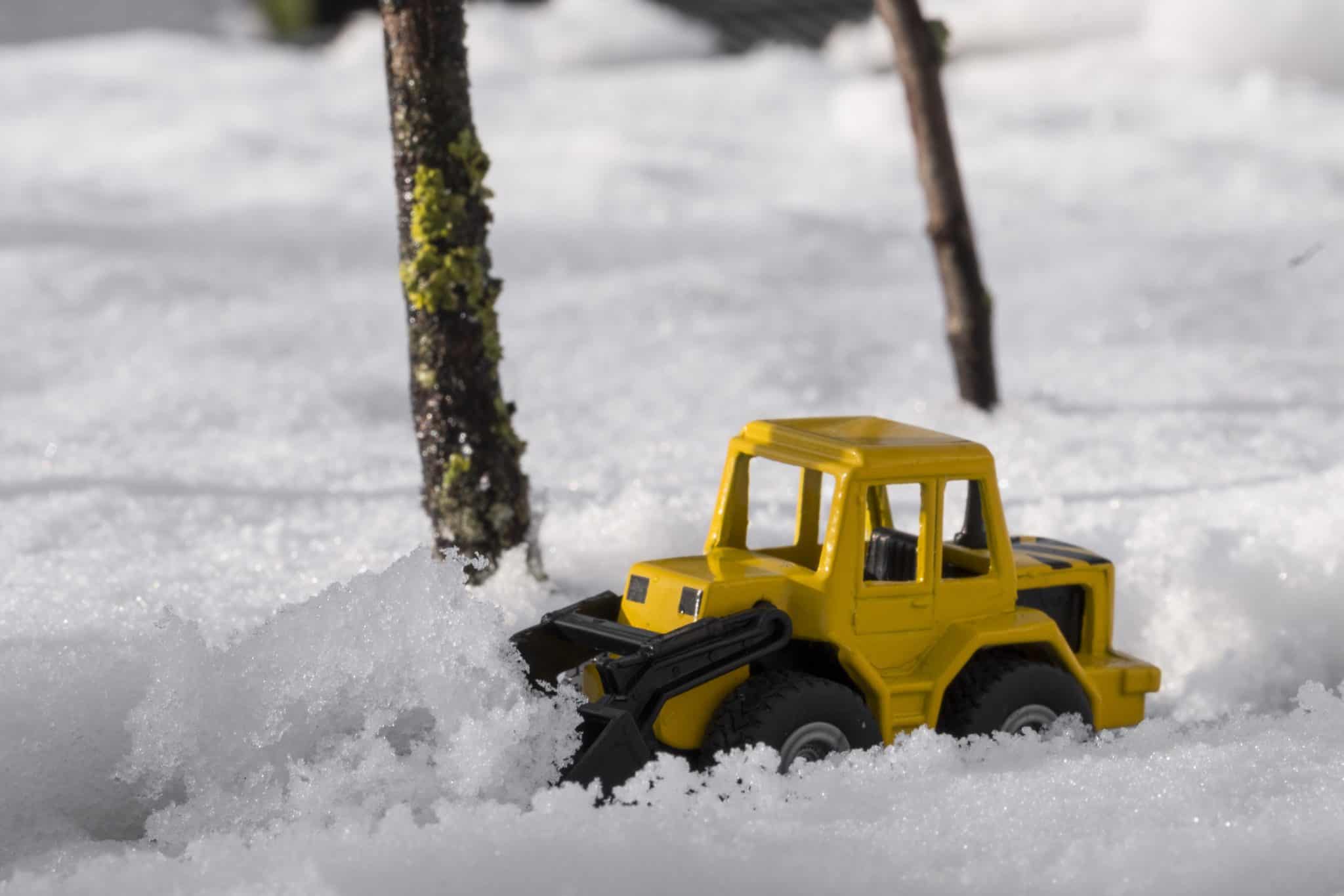 schnee, winter, straße