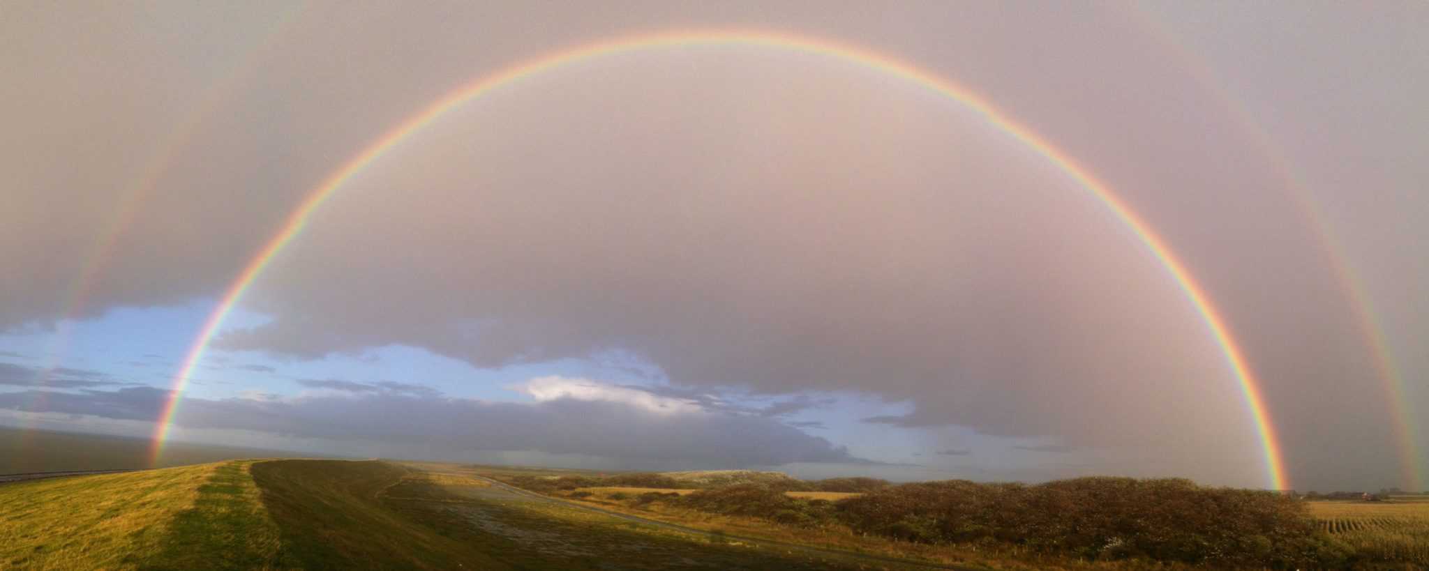 regenbogen, föhr, insel