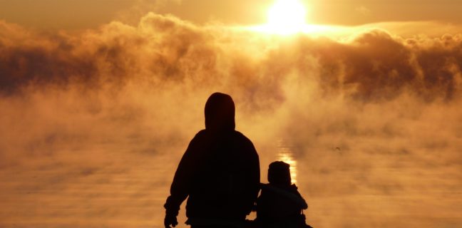 Mein Kind gehört mir! Kenne Dein Umgangsrecht! umgangsrecht, vater, sohn, sonnenaufgang