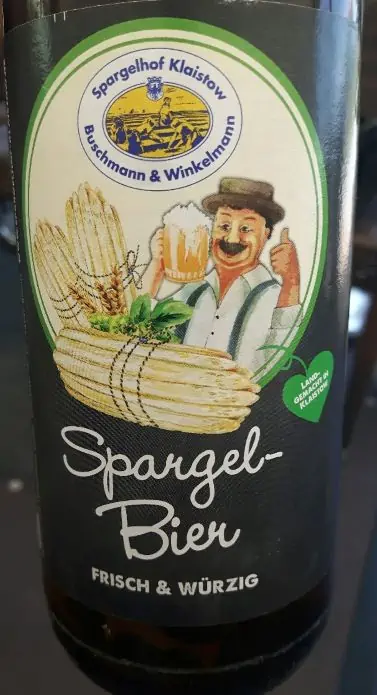 Das leckere „Spargelbier“ aus der Klosterbrauerei Neuzelle