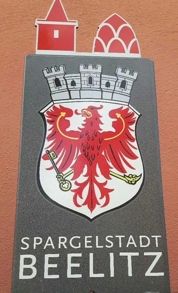 7. Brandenburger Landesgartenschau: LAGA-Beelitz-Stadtwappen