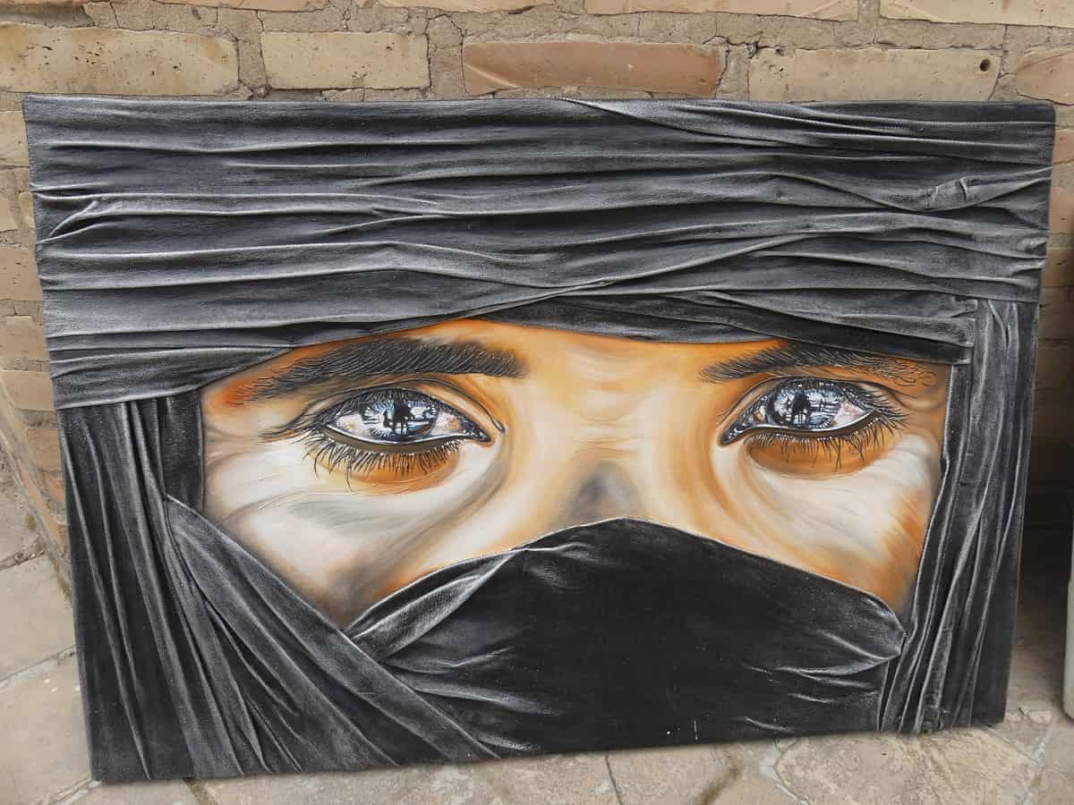 Bild - Die Augen unverhüllt. Foto: Dr. Ronald Keusch