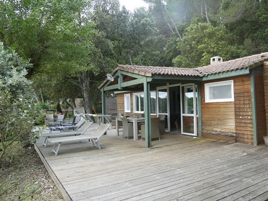 Bungalow für Familien mit Blick auf die Cèze-Schlucht