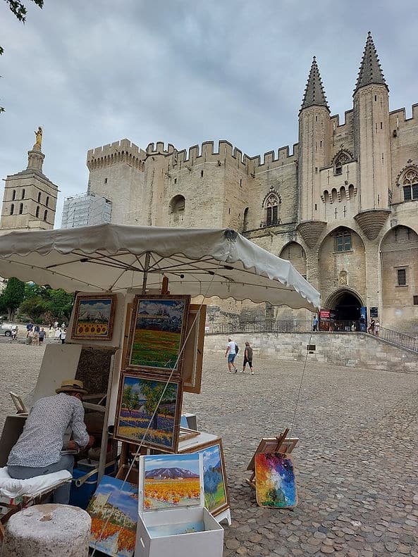 Palast der Päpste in Avignon