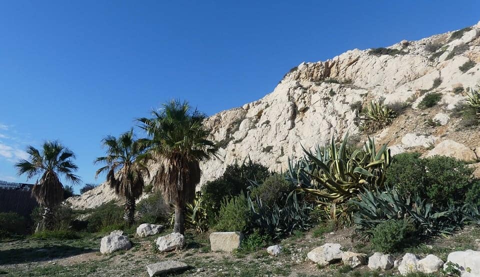 Blick von Frioul auf Marseille