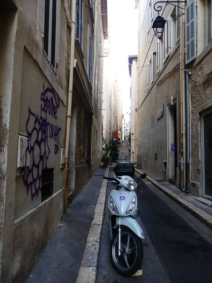 Gassen im Altstadt-Viertel Le Panier