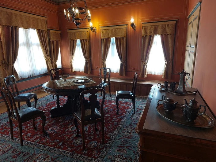 Wohnstube und "Tratschenplatz" im Klianti-Haus