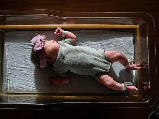 Tipps für den Babyschlaf: 4 Monate alte Babys Photo Sleeping baby