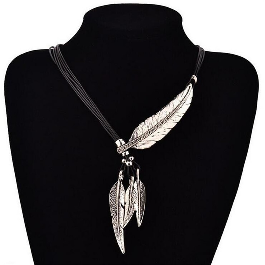 Collier amérindien plume – Image 2