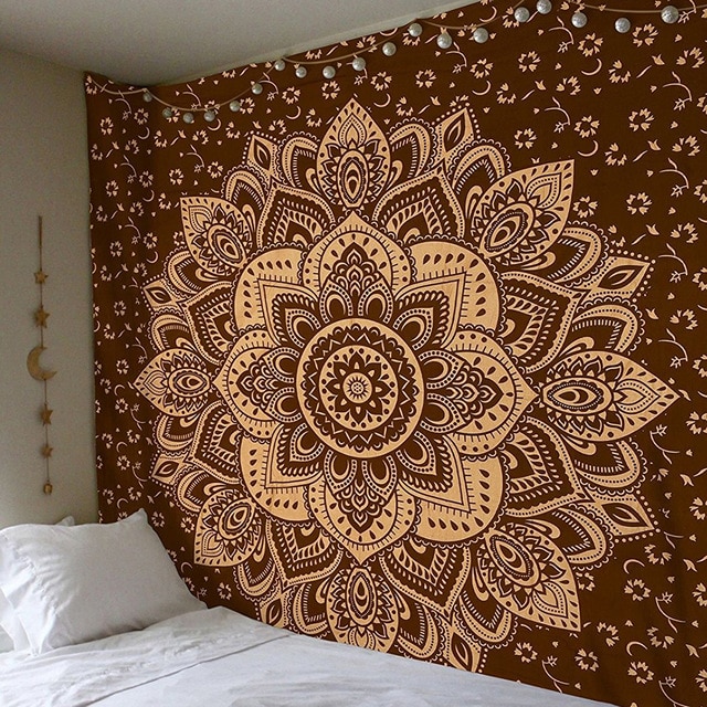 Grand drap mural MANDALA indien 200 x 150cm – Image 4