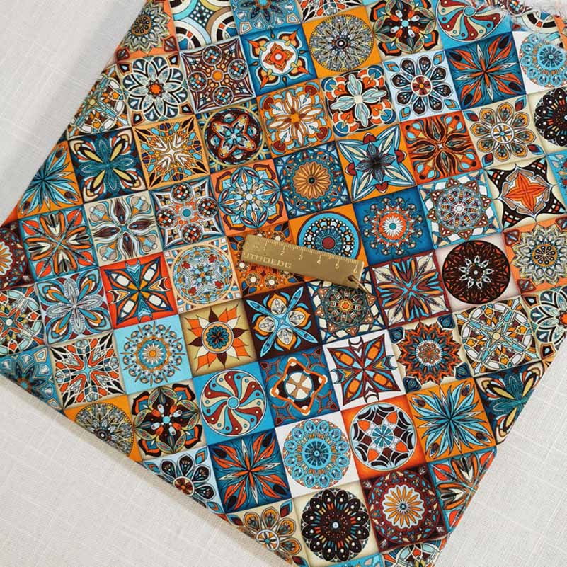 Tissu Mandala au mètre en coton – Image 5