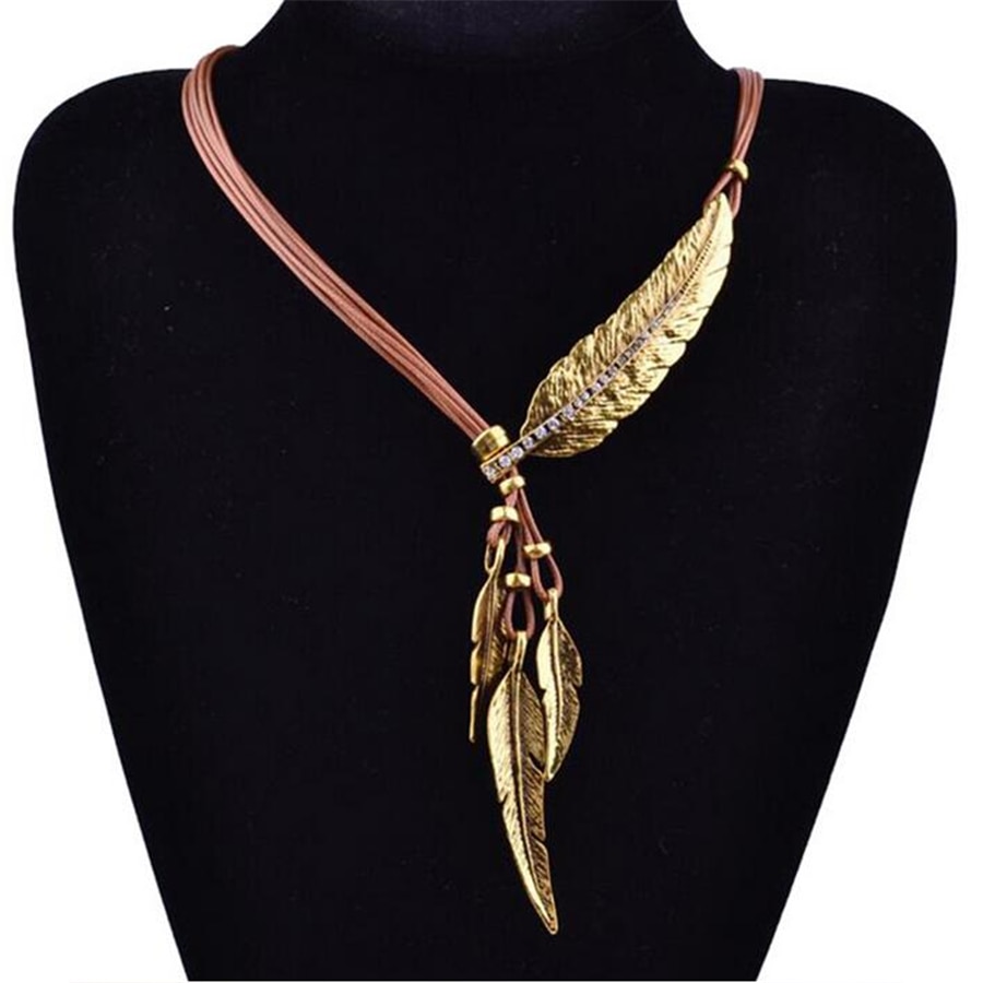 Collier amérindien plume – Image 3