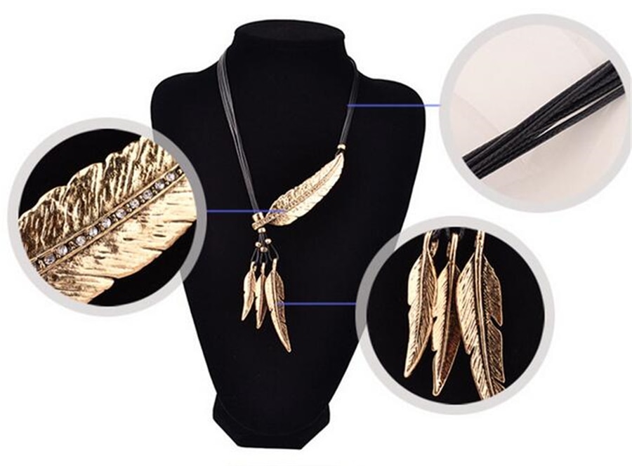 Collier amérindien plume – Image 4
