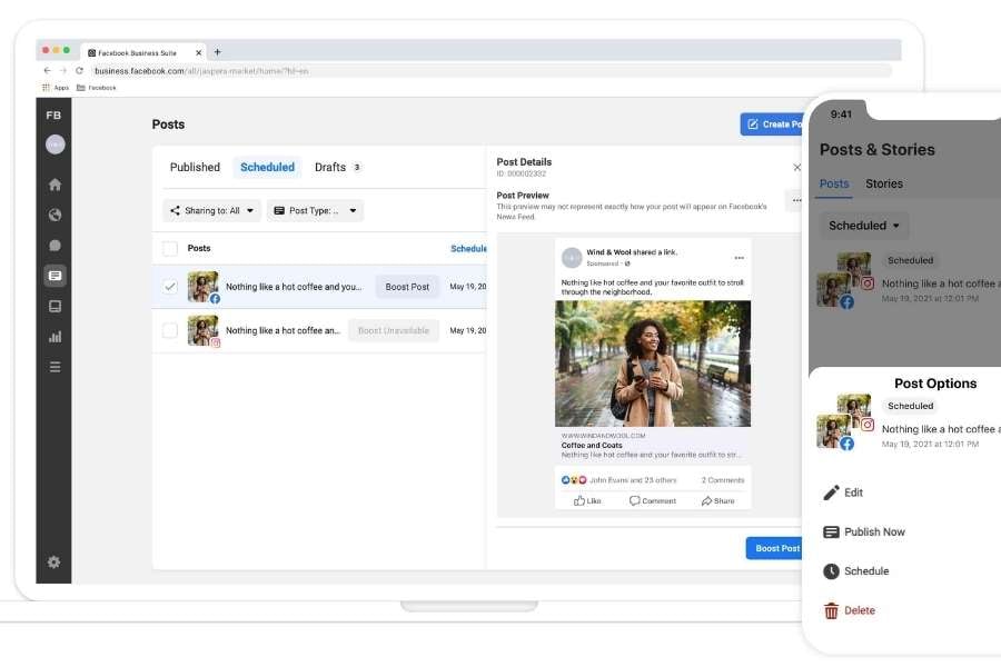 Facebook Business Suite app