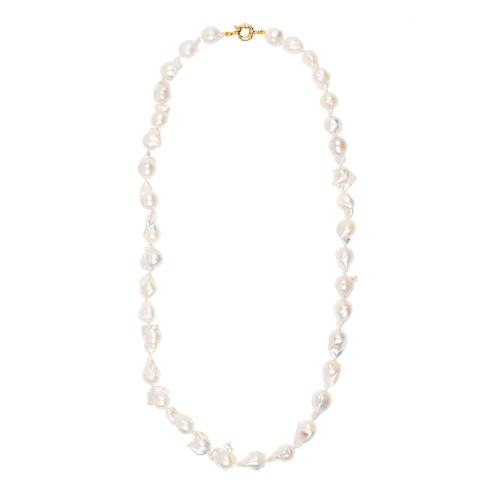 Pearl long necklace