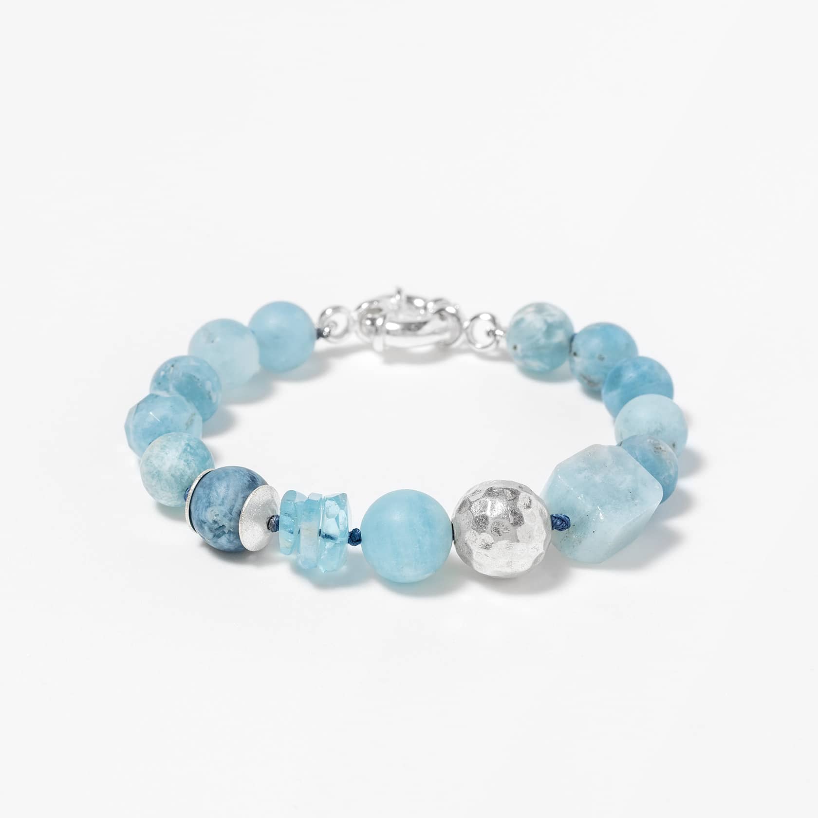 pulsera aguamarina kara