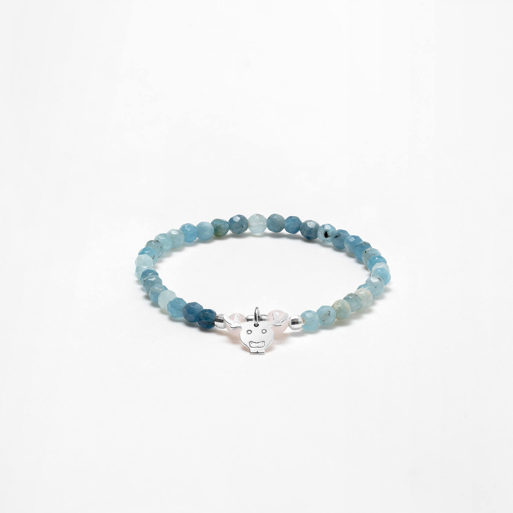 pulsera aguamarina nube ciervo