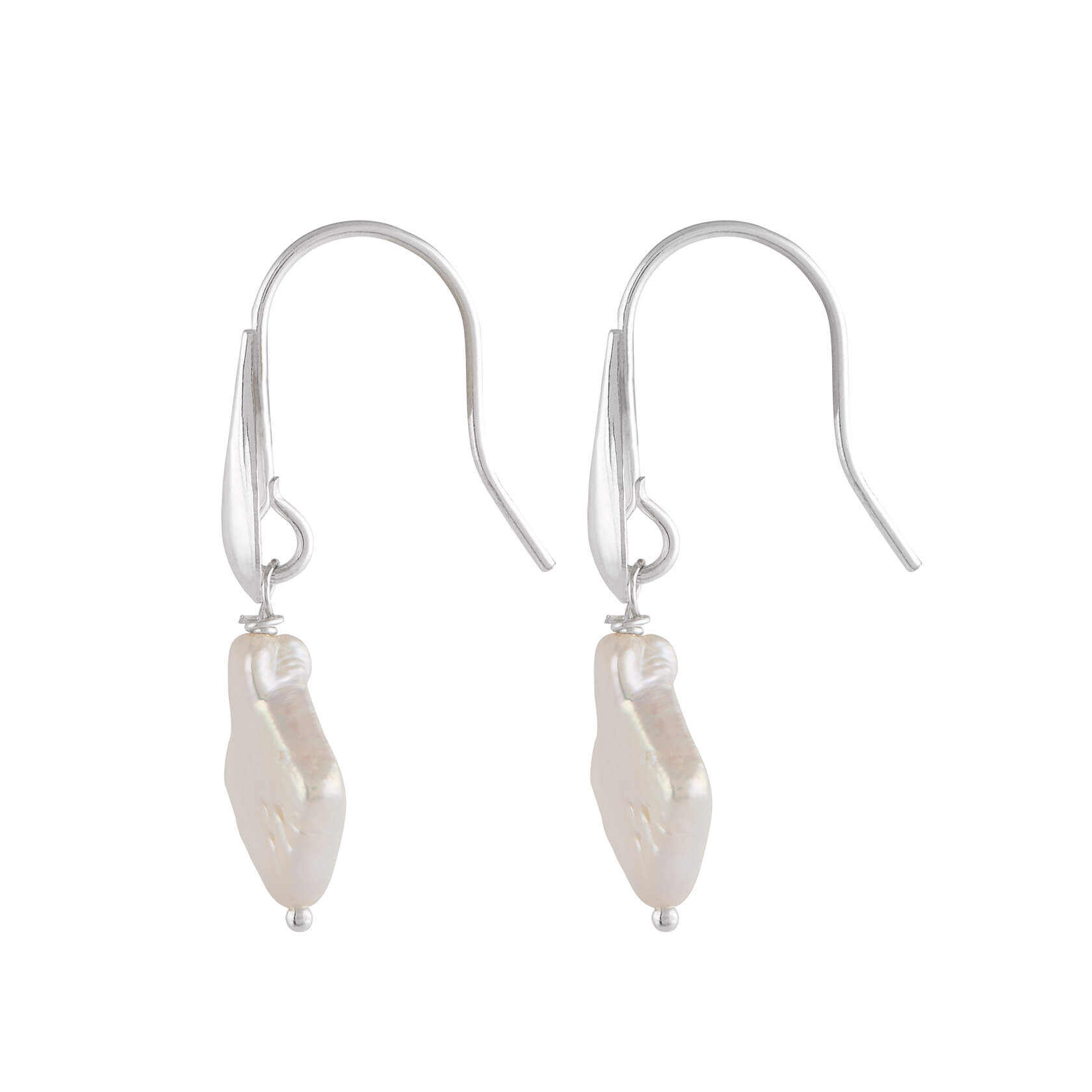 Pendientes de gancho con perla marybola