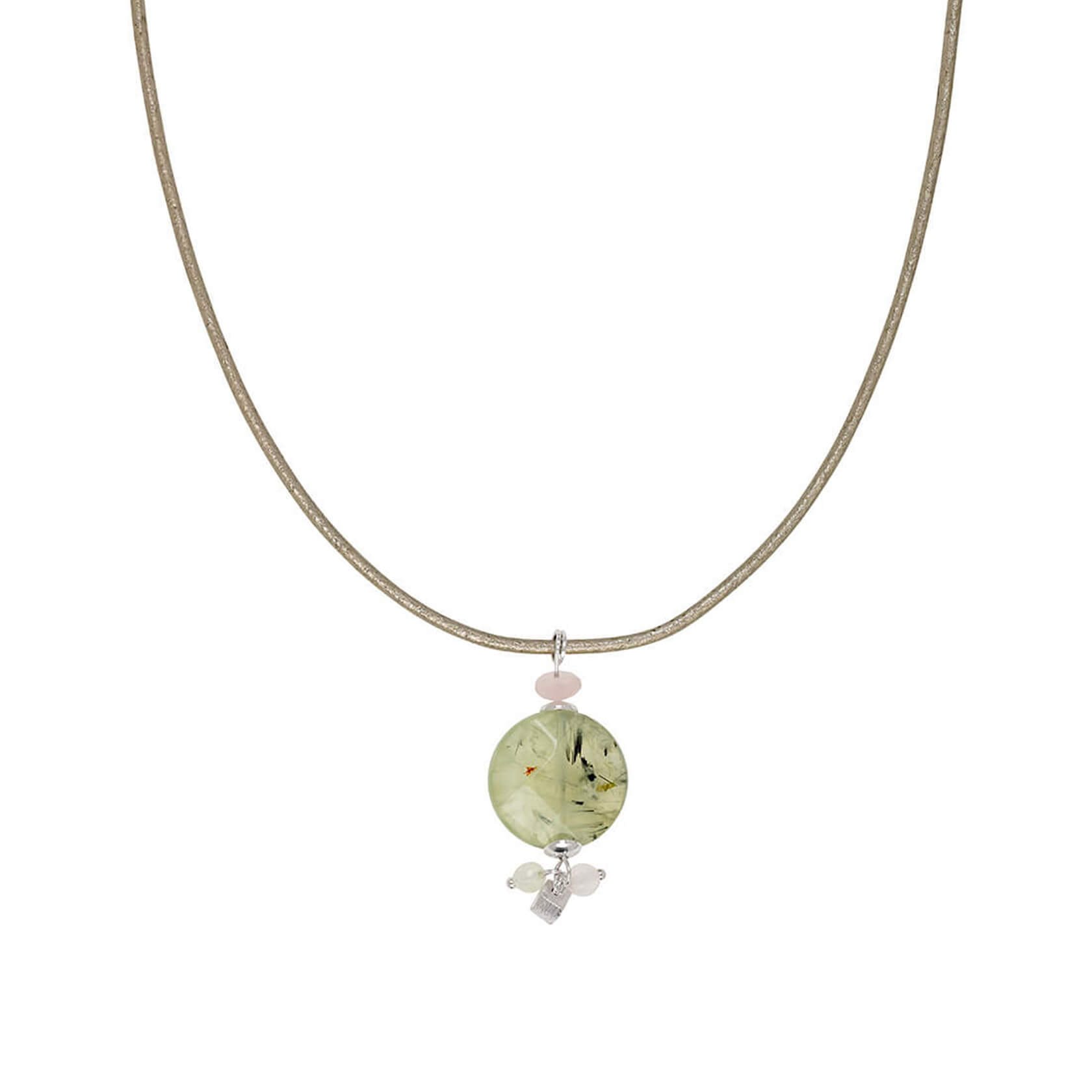 prehnite-pendant