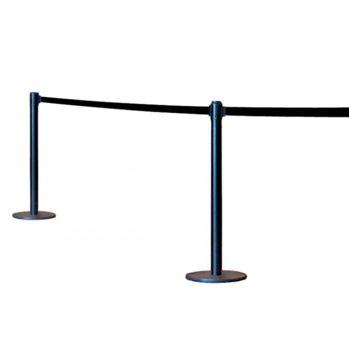 potelets de délimitation noirs