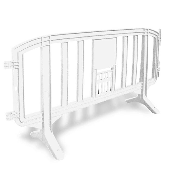 location de barrières blanches