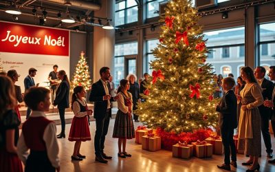 Un arbre de Noël d’entreprise féérique au Pays Basque : animations et spectacles